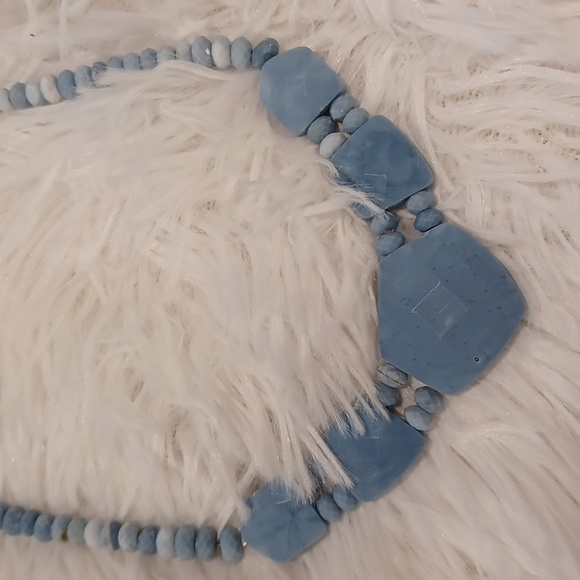 Jay King Blue Opal Beaded Station Necklace NEW - Picture 3 of 11